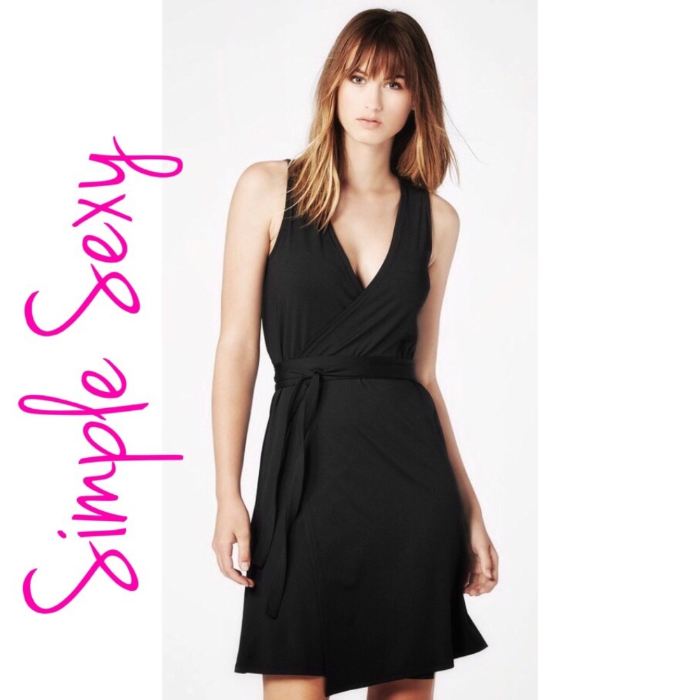 Sleeveless Wrap Dress
